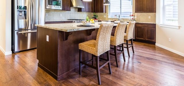 How to Fix a Kitchen Island to the Floor